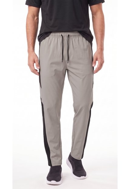 Jogger Deportivo Taupe Con Bloques Para Hombre