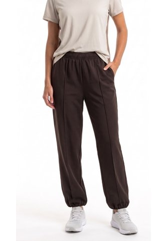 Pantalón Deportivo Café Con Bota Ajustable Para Mujer Belife