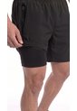 Pantaloneta Deportiva Negra Con Ciclista Interno Para Hombre de Belife