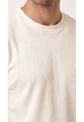 Camiseta Ivory Texturizada Para Hombre