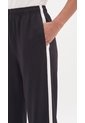 Pantalón Deportivo Negro Fit Ancho Para Mujer de Belife