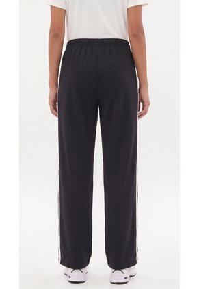 Pantalón Deportivo Negro Fit Ancho Para Mujer
