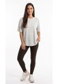 Camiseta Deportiva Beige Para Mujer de Belife