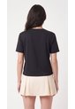 Camiseta Deportiva Negra Para Mujer de Belife