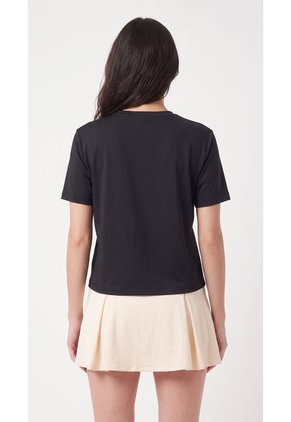 Camiseta Deportiva Negra Para Mujer