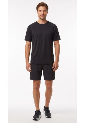Pantaloneta Deportiva Negra Con Ciclista Interno Para Hombre