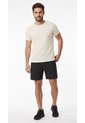 Pantaloneta Deportiva Negra Con Malla Interna Para Hombre de Belife
