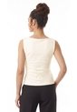 Blusa Ivory Manga Sisa Con Recogido Para Mujer de Belife