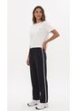 Pantalón Deportivo Negro Fit Ancho Para Mujer de Belife