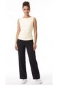 Blusa Ivory Manga Sisa Con Recogido Para Mujer de Belife