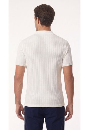 Polo Ivory Texturizado Para Hombre