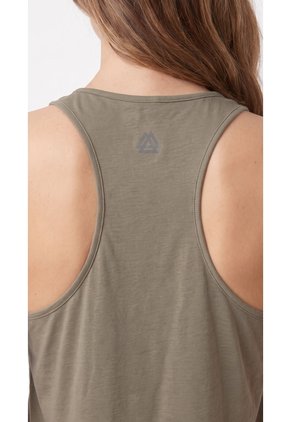 Camiseta Deportiva Taupe Manga Sisa Para Mujer