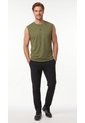 Camiseta Deportiva Manga Sisa Verde Para Hombre de Belife