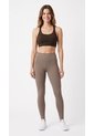 Top Deportivo Chocolate Con Tiras Cruzadas Para Mujer de Belife