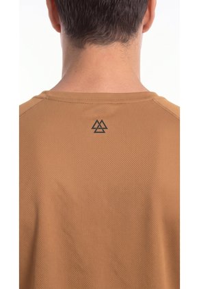 Camiseta Deportiva Café Para Hombre