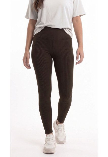 Legging Deportivo Chocolate Texturizado Para Mujer