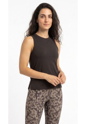 Camiseta Chocolate Manga Sisa Deportiva Para Mujer