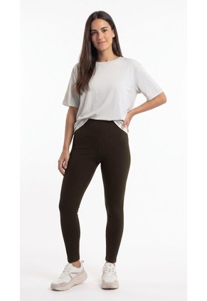Legging Deportivo Chocolate Texturizado Para Mujer