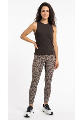Camiseta Chocolate Manga Sisa Deportiva Para Mujer