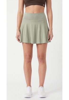 Falda Deportiva Verde Con Ciclista Para Mujer