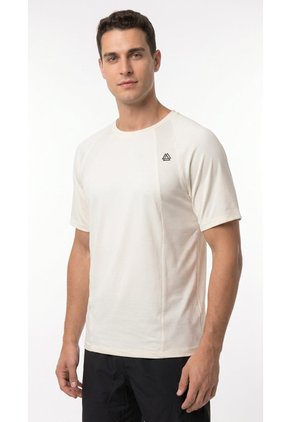 Camiseta Deportiva Ivory Con Bloques Para Hombre