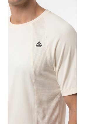 Camiseta Deportiva Ivory Con Bloques Para Hombre
