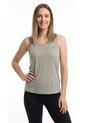 Camiseta Deportiva Manga Sisa Taupe Para Mujer de Belife