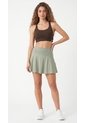 Falda Deportiva Verde Con Ciclista Para Mujer de Belife