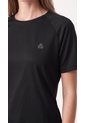 Camiseta Deportiva Transpirable Negra Para Mujer de Belife