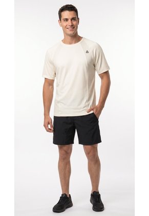 Camiseta Deportiva Ivory Con Bloques Para Hombre