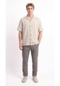Camisa Resort Manga Corta Semilla Para Hombre de Belife