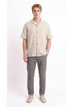 Camisa Resort Manga Corta Semilla Para Hombre