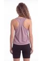 Camiseta Deportiva Manga Sisa Lila Para Mujer de Belife
