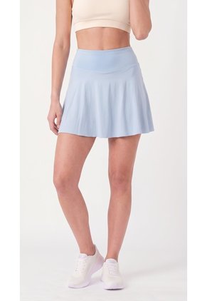 Falda Deportiva Azul Claro Con Ciclista Para Mujer