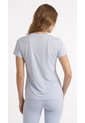 Camiseta Deportiva Azul Claro Con Bloques Transpirables Para Mujer de Belife