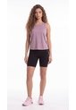 Camiseta Deportiva Manga Sisa Lila Para Mujer de Belife
