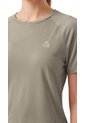 Camiseta Deportiva Transpirable Taupe Para Mujer de Belife