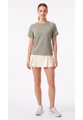 Camiseta Deportiva Transpirable Taupe Para Mujer