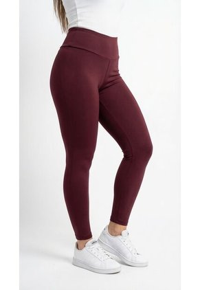 Leggings Burgundy Control Abdomen Para Mujer