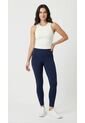 Leggings Azul Control Abdomen Para Mujer de Belife