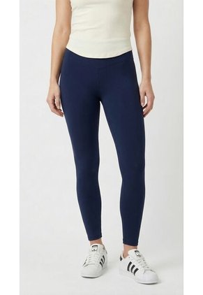 Leggings Azul Control Abdomen Para Mujer