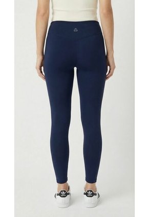 Leggings Azul Control Abdomen Para Mujer