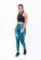 Legging Deportivo Azul Sublimado Para Mujer Belife de Belife