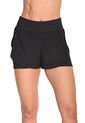 Short Con Ciclista Negro En Poliéster Para Mujer de Belife