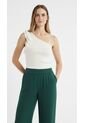 Pantalón Verde Amplio Mujer de Belife