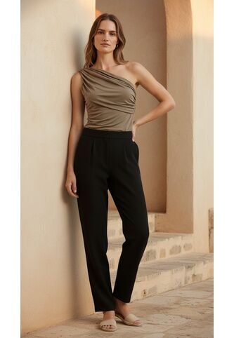 Camiseta Manga Sisa Café Para Mujer Belife