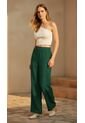 Pantalón Verde Amplio Mujer de Belife