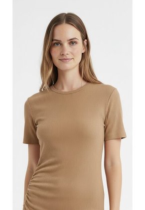 Vestido Largo Café Para Mujer