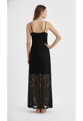 Vestido Largo Negro Para Mujer