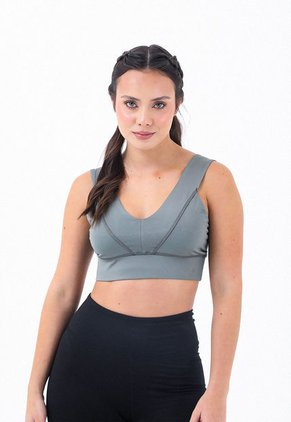 Top Deportivo Verde Mar Para Mujer Belife